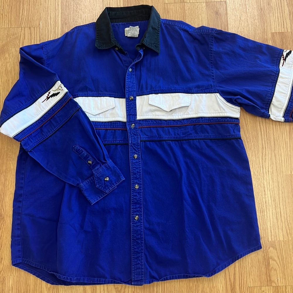 Vintage Express Rider Chino Shirt Sz 2XL
